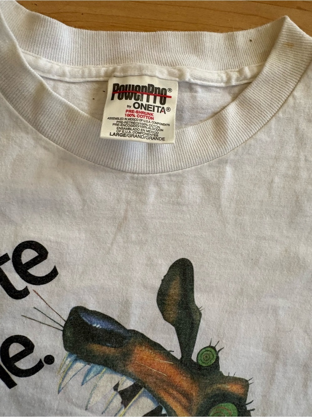 VTG 90s Gigabye Syquest Worn Tech Silicon Valley T-Shirt L Men White O11 - Picture 2 of 3